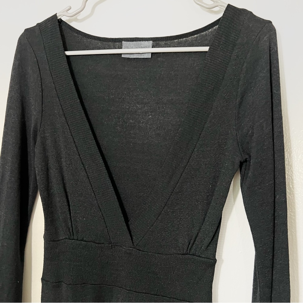 Michael Stars Vintage Y2K Babydoll Long Sleeve Tunic Dark Fairy Goth Top O/S - Picture 3 of 7